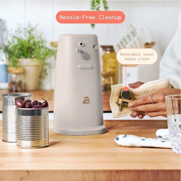 Easy-Prep Electric Can Opener, White Icing by Drew Barrymore
