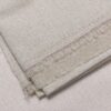 Himition 3pcs Clothing Linen Fabric DIY Solid Color Linen Cloth Fabric Beige White Light Beige