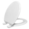 Round Slow-Close Toilet Seat in White