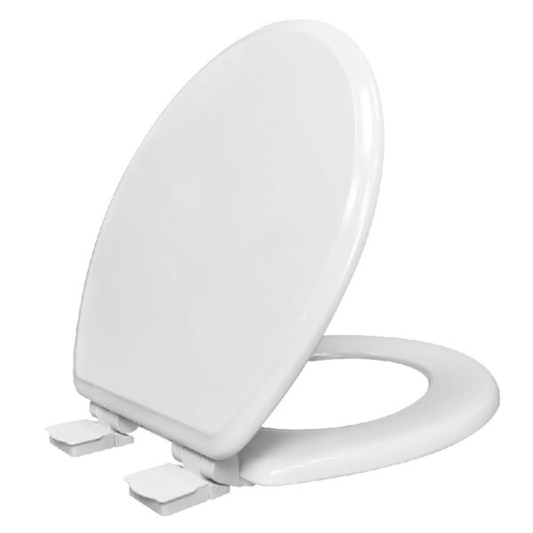 Round Slow-Close Toilet Seat in White