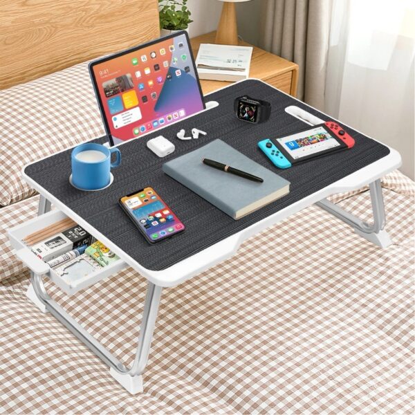 Livhil Large Lap Desk for Bed | Laptop Table, Portable Lap Desk, Home Office Room Laptop Desk for Bed Table Floor Table, Floor Desk for Adults (Black)