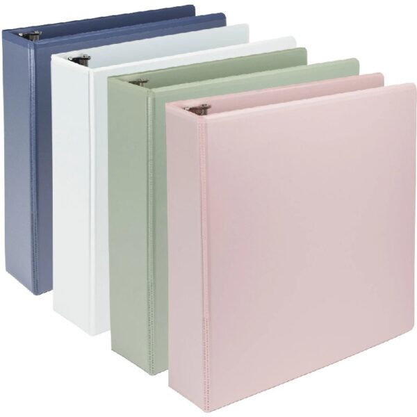 8bed8be1053e4656856eb32a01885294 Samsill Earth's Choice Plant-Based View Durable 2 Inch 3 Ring Binders - Assortment 4 Pack, Assorted, 4 Pack (Quantity)