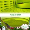 Neptonion Cricket Keeper Live Worm Organizer Container, with Bug Dirt Management Perfect for Keeping Silkworm, Cricket,Dubia Cockroach, Worms