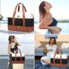 Travel Duffel Bag for Women, Large Weekender Overnight Bag, Carry-on Gym Bag with Separate Shoes Compartment, Mom Hospital Bags for Labor and Delivery with 2 Packing Cubes