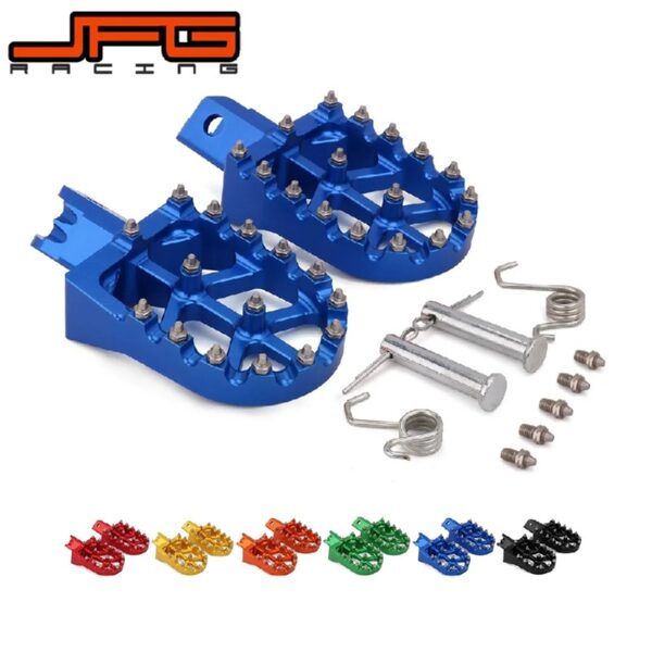 Motorcycle Universal CNC Colorful Footpeg Footrest Foot Pegs