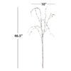 46.5-inch Artificial White-Brown Willow Flower Long Stem, for Indoor Use, by Mainstay, Set of 8