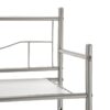 3-Shelf over the Toilet Steel Wall Mount Storage Shelf Unit, Black, Holds up to 30 lb Capacity