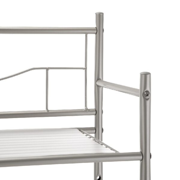 3-Shelf over the Toilet Steel Wall Mount Storage Shelf Unit, Black, Holds up to 30 lb Capacity
