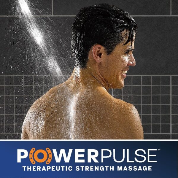 6-Mode Powerpulse Therapeutic Massage Showerhead Chrome XAU-643E