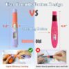 Yarniss Crochet Hooks Set with Digital Counter, 17 Sizes Light Up Crochet Hooks 2.5mm-14.0mm