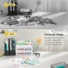 ARTDOT Diamond Art Beads Storage Organizer Box for Diamond Painting Drill 96 Jars