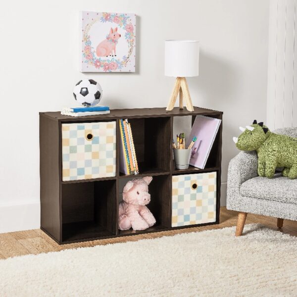 6 Cube Storage Organizer, White