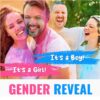 Color Blaze Gender Reveal Soccer Ball with Pink & Blue Colored Powder