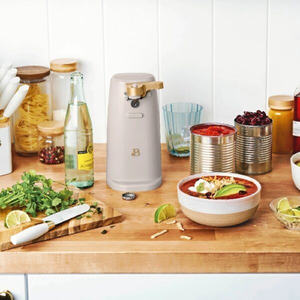 Easy-Prep Electric Can Opener, White Icing by Drew Barrymore