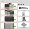 Expandable Hanging File Folder – 13-Pocket Plastic Organizer With Tabs, Letter S