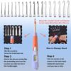 Yarniss Crochet Hooks Set with Digital Counter, 17 Sizes Light Up Crochet Hooks 2.5mm-14.0mm