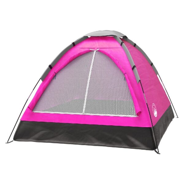 2-Person Dome Tent- Rain Fly & Carry Bag- Easy Set Up-Great for Camping Backpacking Hiking & Outdoor Music Festivals by Wakeman Outdoors (Orange)