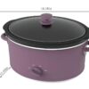 6 Quart Oval Slow Cooker, Stainless Steel Finish, Glass Lid, Model # MS54100112168S