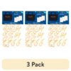 (3 pack) Hello Hobby Iron-on Gold Foil Script Letters, 47 Pieces