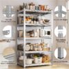 5-Tier Metal Boltless & Adjustable Storage Rack, Blue