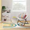 3-Shelf Bookcase with Adjustable Shelves, White