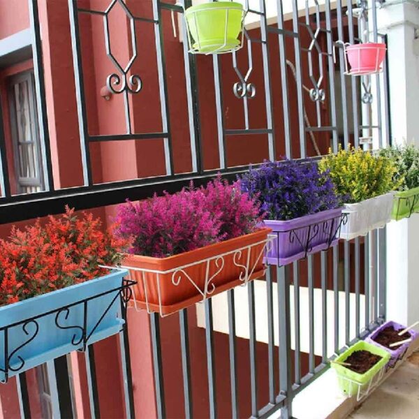 RECUTMS 20 Bundles Outdoor Artificial Plant UV Resistant Fake Plants, Faux Plastic Greenery for Indoor Outside Hanging Plants Garden Porch Window(White)