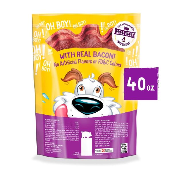Purina  Dog Treats Original with Real Bacon Flavor Tender Chews, 40 oz Pouch
