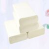 4 Rolls per Set Disposable Kitchen Cleaning Roll White Paper for Office Daily Use
