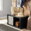2 Cube Storage Organizer, Charcoal