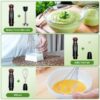 Immersion Hand Blender,5-in-1 1100W Multi-Function Handheld Stick Blender with 24-Speed, Stainless Steel Blades, Chopper, Beaker, 600ml, New Mixer Milk Frother for Baby Food/Smoothies/Puree