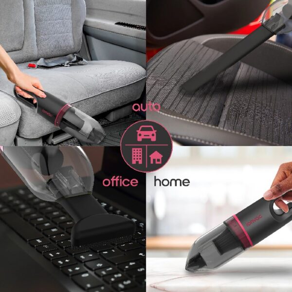 IonVac, Lightweight Handheld Cordless Vacuum Cleaner, USB Charging, Multi-Surface, New
