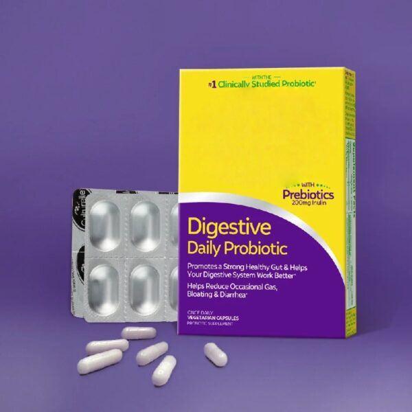 Digestive Daily Probiotic Supplement, for Digestive and Gut Health, 50 Count