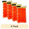 (4 pack) 15Pk White Hollow Practice Golf Balls