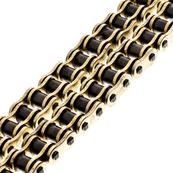 Gold 428 X-Ring Chain 128 Links With Master Link Motorcycle 519-CDC2560H
