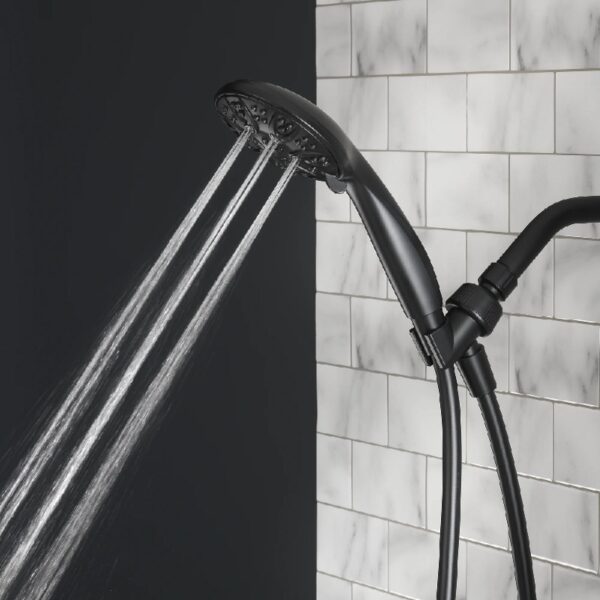 5-Setting Handheld Shower Head, Matte Black