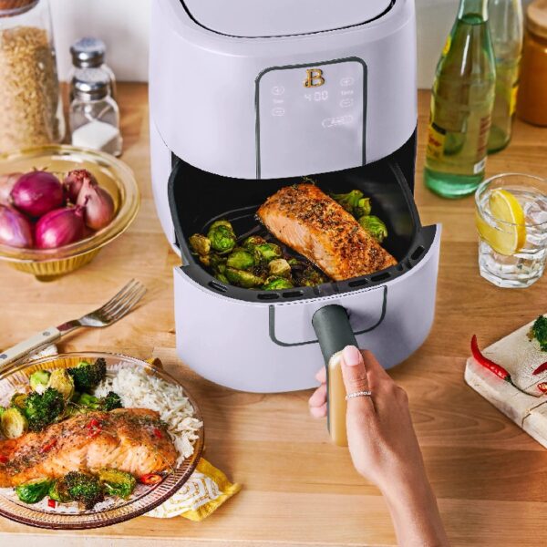 3 Qt Air Fryer with TurboCrisp Technology, White Icing by Drew Barrymore