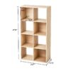 8 Cube Storage Organizer, Black