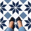 Retro Self Adhesive Vinyl Floor Tile - 20 Tiles/20 Sq. ft., 12 x 12, Slate Flooring Materials