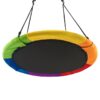 Outdoor Swing, Hanging Swing Bench Chair, 40 Inch Flying Saucer Tree Swing Outdoor Play for Kids
