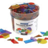 Learning Resources Translucent Geometric Shapes, Math Manipulatives, Ages 4+