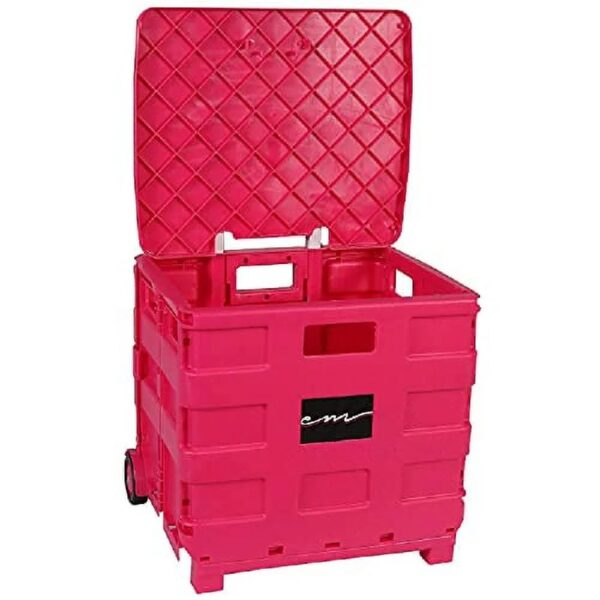 Everything Mary Plastic Craft Cart Organizer - Blue - Hobby Storage Case - Ideal for Teachers & Crafters