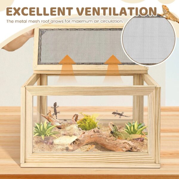 Large Hamster Cages And Habitats, Wooden Chicken Brooder Box, Small Animal Cage, Reptile Tank, Bearded Dragon Tank, 20