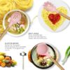 oannao Silicone Cooking Utensils Set - 446°F Heat Resistant Silicone Kitchen Utensils for Cooking,Kitchen Utensil Spatula Set w Wooden Handles,Holder, BPA FREE Gadgets for Non-Stick Cookware (Khaki)