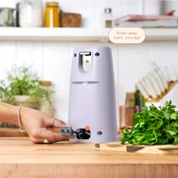 Easy-Prep Electric Can Opener, White Icing by Drew Barrymore