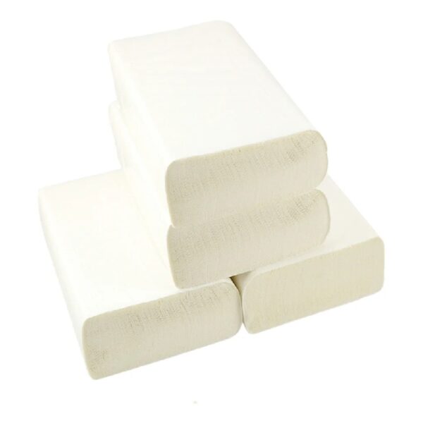 4 Rolls per Set Disposable Kitchen Cleaning Roll White Paper for Office Daily Use