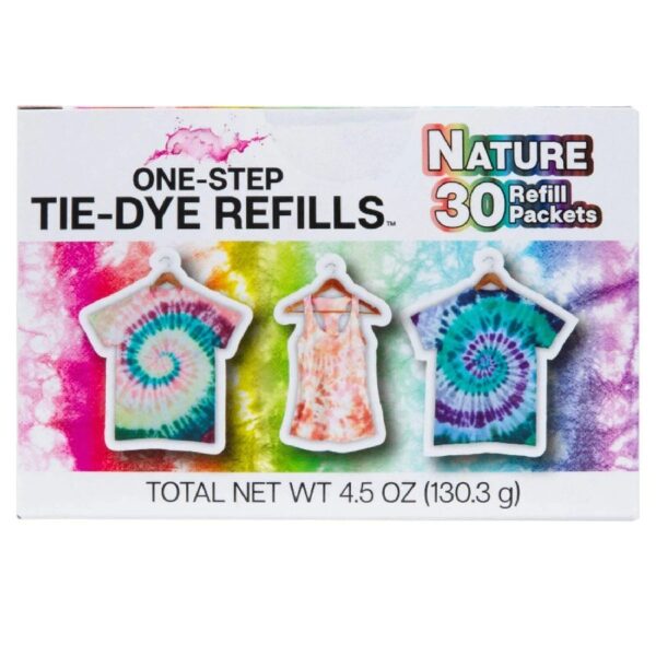 Tulip One-Step Tie-Dye Refill Powder Dye 30 Pack - Nature Colors