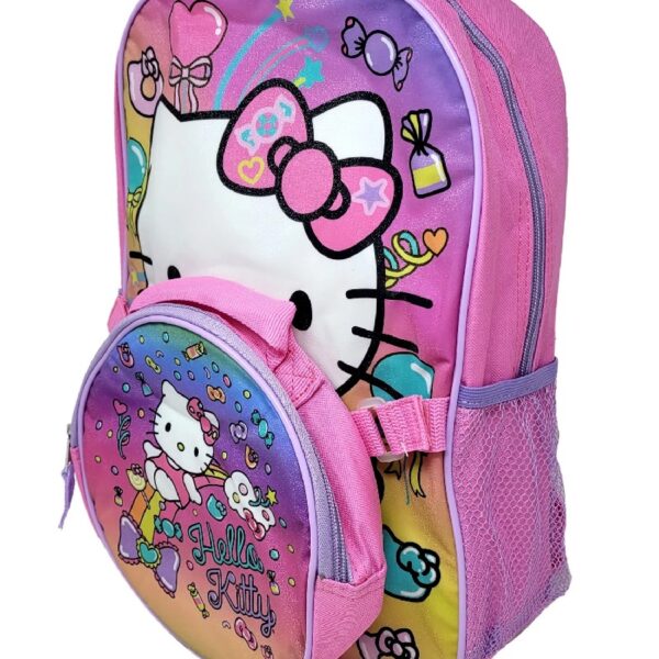 Fast Forward Hello Kitty 16 Inches Large Backpack with Lunch Bag