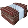 Dunroven House H100-500 Homespun 18 in. x 21 in. Fat Quarters 12pcs-Black
