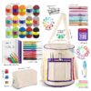 Craftbud Crochet Kit For Beginners, Yarn For Crochet Set With Acrylic Yarn For Crochet With Crochet Bag