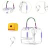 menolana Hamster -carry Bag Cage, Small Tier Carry Case, Guinea Pig Cage Outdoors, Hamster Travel Carrier for Chinchilla, Ferret, Mice, Mice green